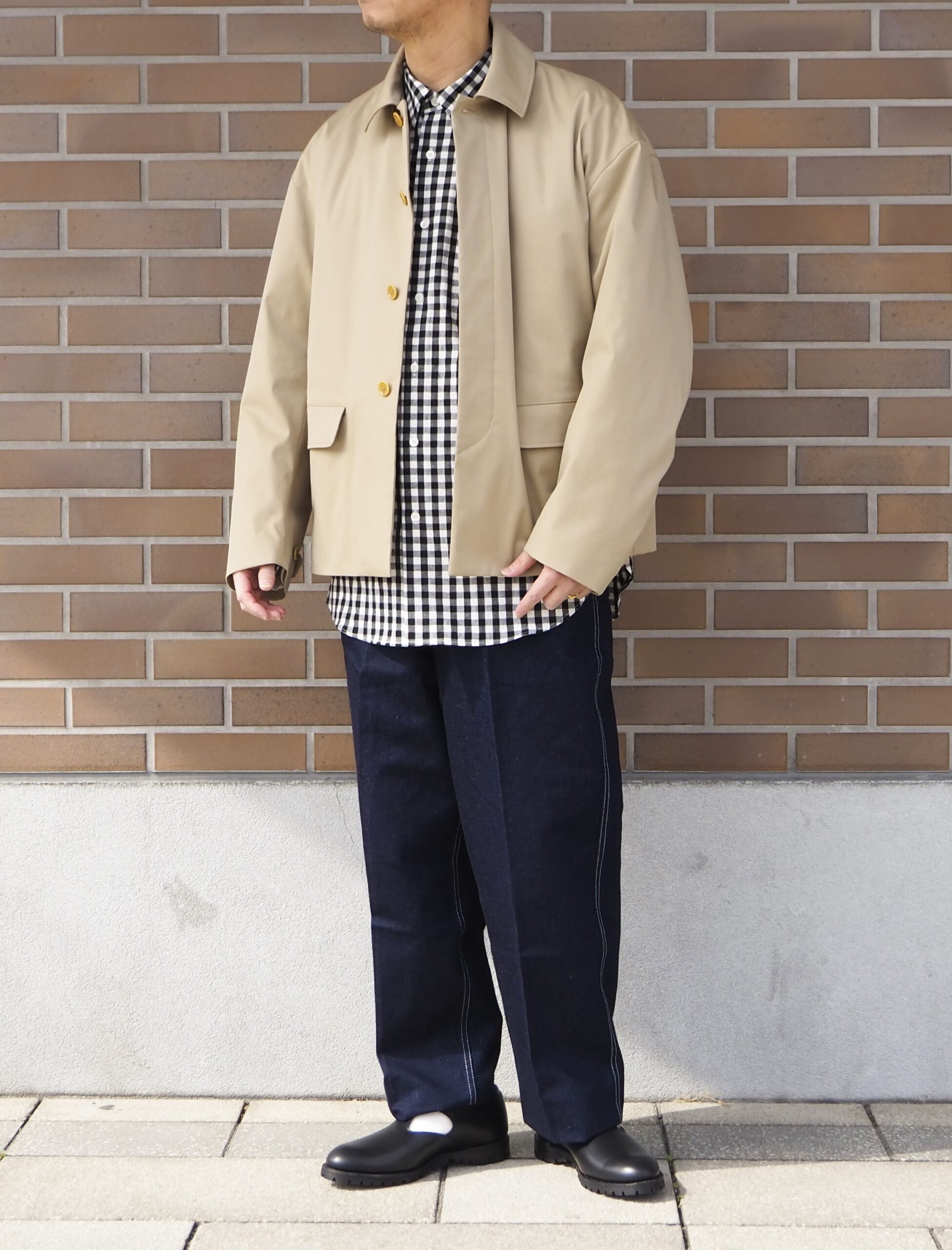 WEWILL CROPPED　　BALMACAAN COAT ウィーウィル バルマカーンコート d